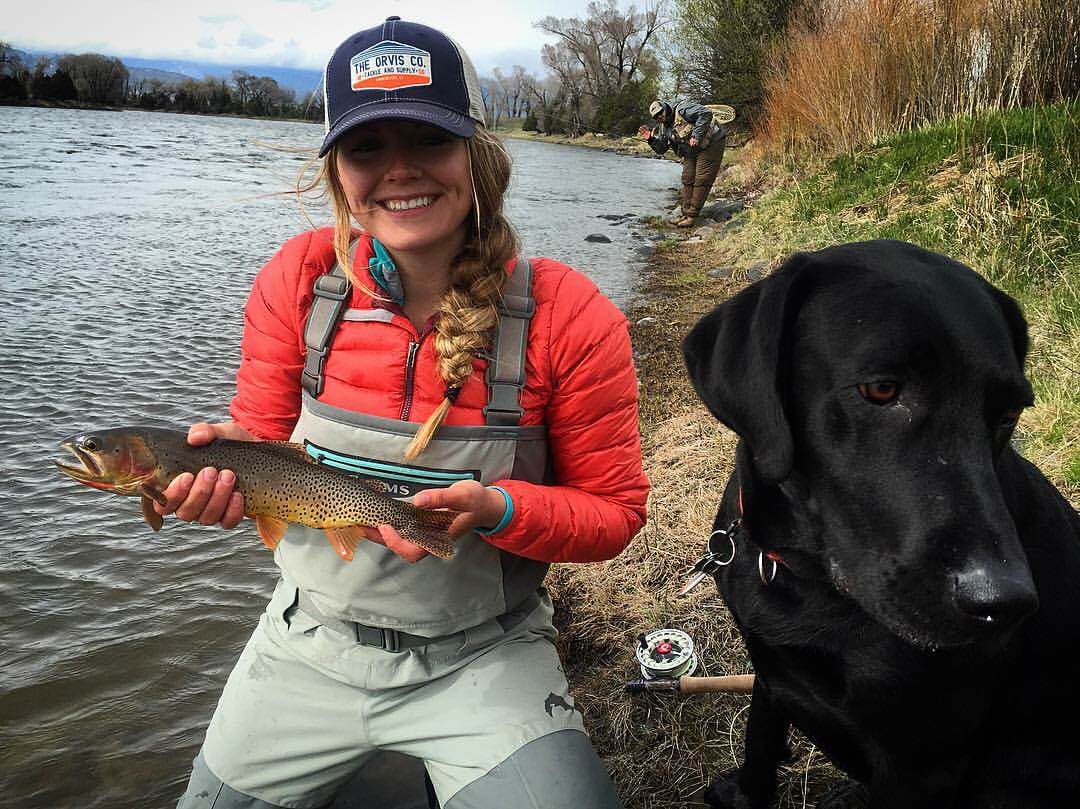 Fly Fishing With Her  Fishing women, Female angler, Fish